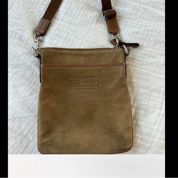 Coach Vintage Suede Crossbody — a gentle reminder of timeless elegance